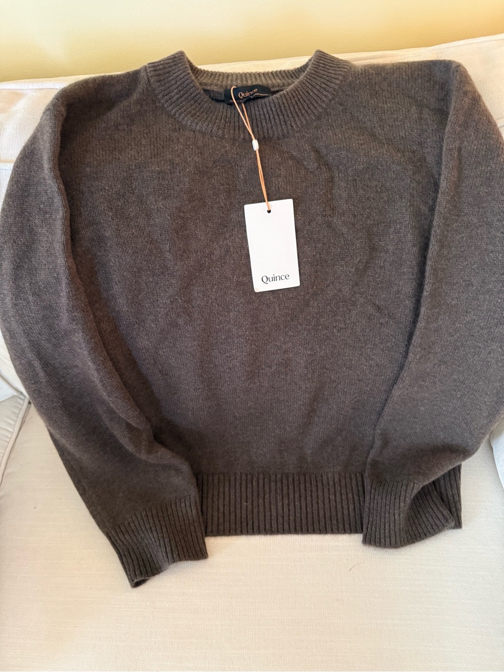 NWT Quince Mongolian Cashmere Crewneck Sweater, size small - Picture 6 of 11
